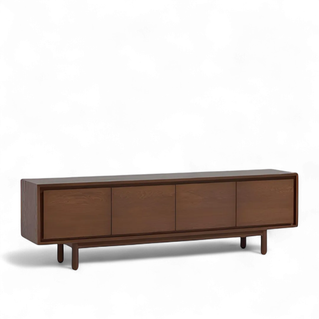 Minimalist Meşe Ahşap TV Ünitesi HM-77