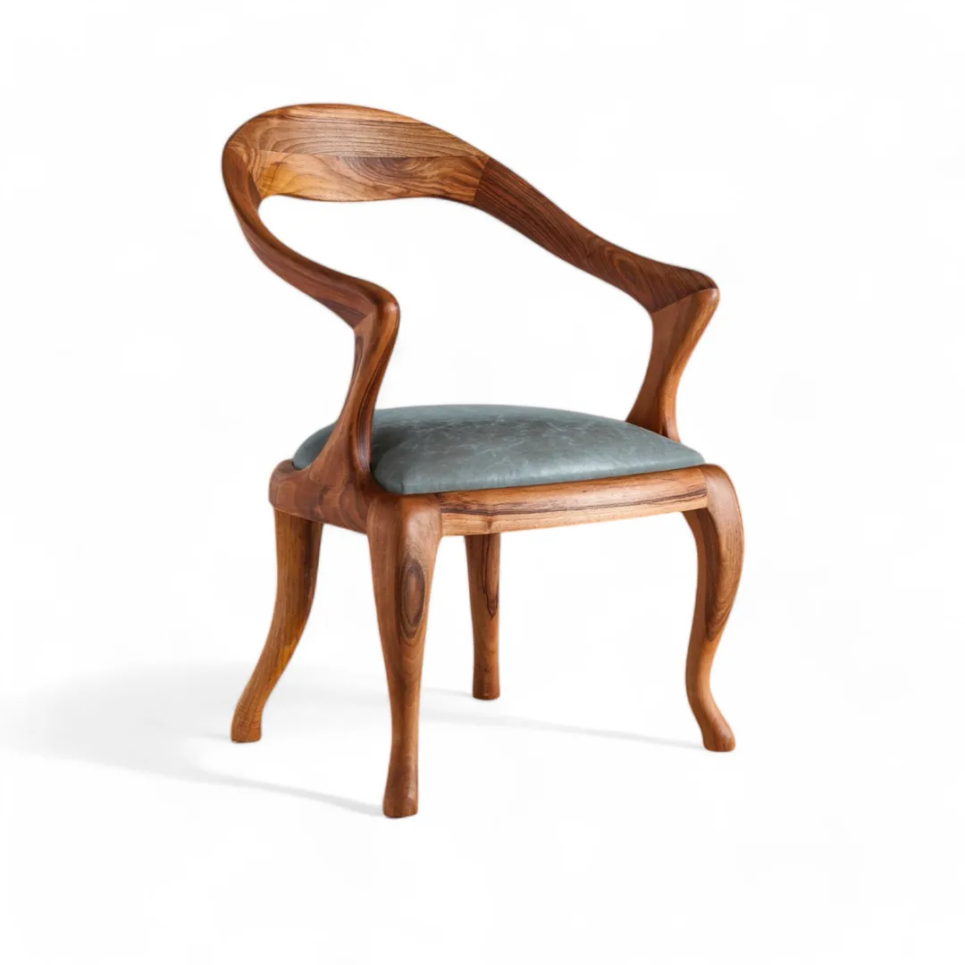 Zarif masif ceviz sandalye