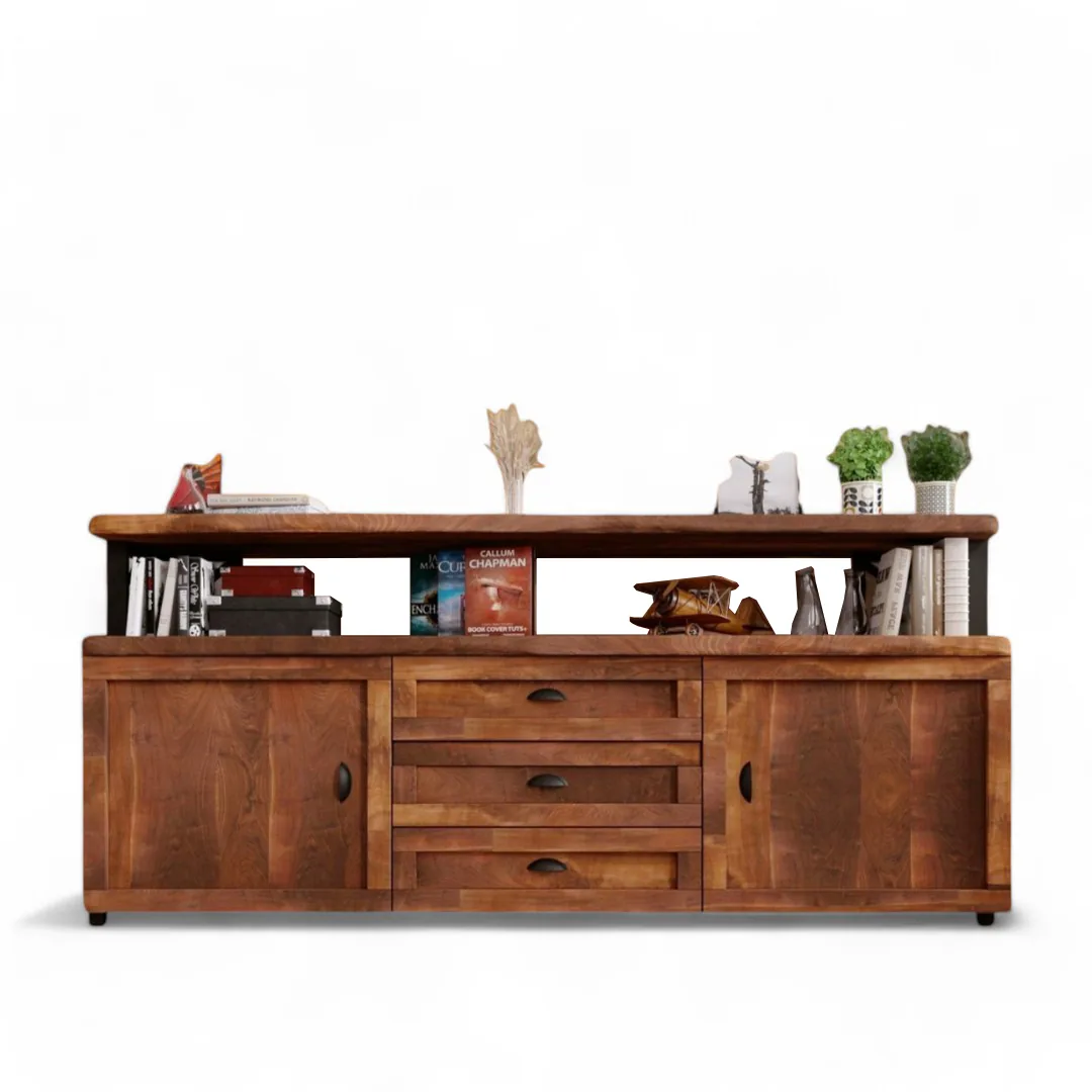 Masif Ceviz Ahşap Modern Konsol YKT-09