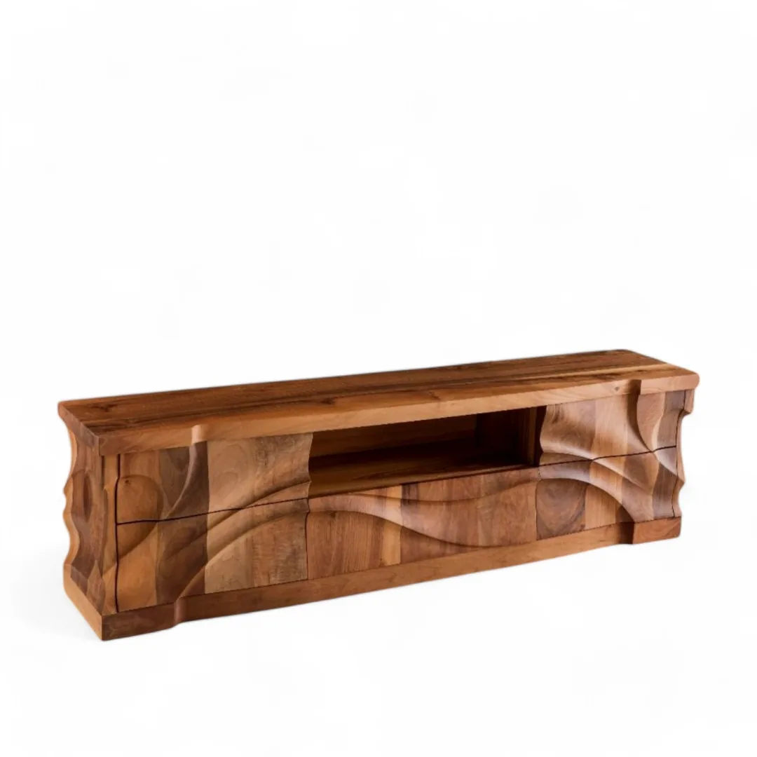 Masif Ceviz Ahşap TV Ünitesi ZRTV-86