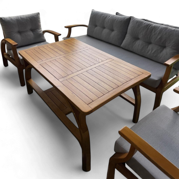 Kapitoneli Gürgen Bahçe Oturma Takımı AC-81