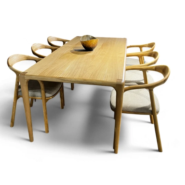 Doğal Meşe Ahşap Sandalye BWM-04-1