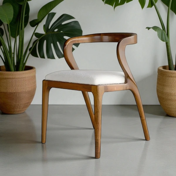 Estetik Çizgili Ahşap Sandalye HMC-08