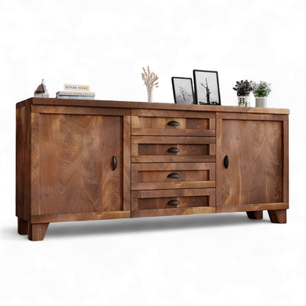 Masif Ceviz Ahşap Modern Konsol YKT-16